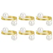20Pcs Napkin Rings, Table Napkin Holders Buckles for Decorations, Gold