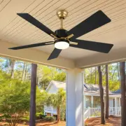 52 Inch Modern Ceiling Fans with Lights Remote & APP Control Outdoor Ceiling Fan