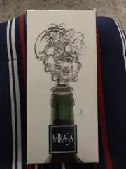 Mikasa Austrian Lead Crystal Grapes Fruit Collection Wine Bottle Stopper