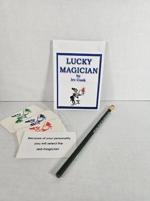 Lucky Magician-Pencil by Irv Cook Daytona Magic NOS