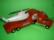 COCA-COLA COKE 2000 HOLIDAY HELICOPTER CARRIER TRUCK - GOLD VERSION