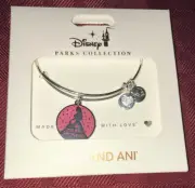Disney Park Alex & Ani Sleeping Beauty Aurora Awaken The Heart Bangle New