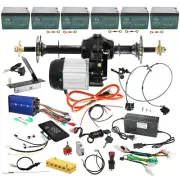 760mm Rear Differential Axle Assembly 72V 1500W Motor kit Go kart Quad Bike ATV