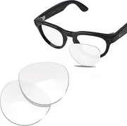 [Glintbay] 100% Precise-Fit Replacement Sunglass Lenses for Ray-Ban Meta Headliner RW4009 50mm