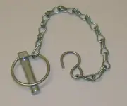 Tractor Massey, Ford Linch Pin and Chain Assembly with H/D Hook (11mm )