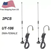 2PCS UT-106 SMA-F Dual Band Antenna for BAOFENG UV-5R UV-82 UV-16 TYT TH-UV88