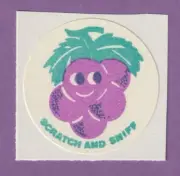 HTF Vintage CTP 1977 Scratch & Sniff Sticker GRAPE