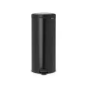 Brabantia Kitchen Step On Trash Can 8Gal Steel Odor Seal Indoor Matte Black