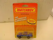 1987 MATCHBOX SUPERFAST #3 BLUE 911 PORSCHE TURBO NEW ON CARD