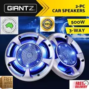 Giantz Car Speakers 500W Audio Stereo Speaker 3-Way Tweeters Component Set 2pcs