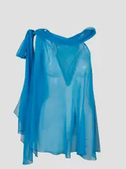 [Alberta Ferretti] Alberta Ferretti-Blouse Blu-Donna OS