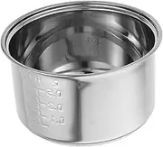 Rice Cooker Liner Pot Electric Rice Cooker Replacement Parts Rice Cooker Utensils Rice Cooker inside Container Rice Cooker Container Rice Cooker Accessories Stainless Steel Silver