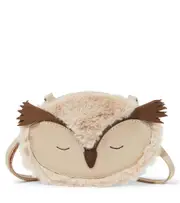 [Donsje] Donsje Britta Owl leather shoulder bag One Size white