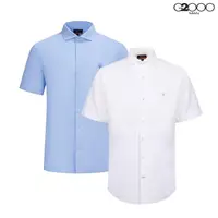 在飛比找momo購物網優惠-【G2000】牛津紡休閒短袖襯衫(2款可選)