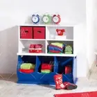 Kids Eco-Friendly Stackable Toy Box Storage Four Cube Unit Organiser--Sale!