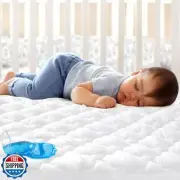 Crib Mattress Protector Sheets Fitted Waterproof Crib Mattress Pad Cover, Noi