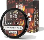 Beard Grooming Product - Natural Beeswax Based Conditioning Balm for Styling and Care - Scented in Gentlemen's Bourbon (1 oz / 30 ml)