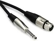 Hosa Rean XLR3F to 1/4 Inch TRS Pro Balanced Interconnect, 5 Feet