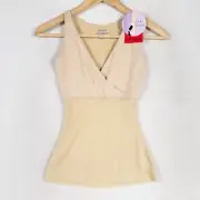 SPANX Criss Cross Cami Womens Small Nude Beige Hide & Sleek Shaper Slimming New