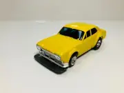 AFX ~ RARE~ AURORA ~ ESCORT ~ Chrome Stripped ~ DARK YELLOW & BRAND NEW ~ MINT