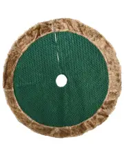 National Tree Company 52in Rural Homestead Collection Quilted Tree Skirt