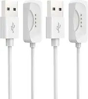NOUKAJU [2pack] Charger for OnePlus Watch 2R, Magnetic USB Charging Cable 3.28ft/1m,SmartWatch Charger,Charger Cable Replacement for OnePlus Watch 2R(White)