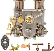 NENKUTEN Carburetor for 40 DCOE Weber 40mm Twin Choke Carb Fits for 1975-1992 VW Water Cooled 1.5, 1.6, 1.7, 1.8 8V Engines, Replace# 19550.174
