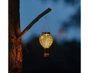 outdoor solar retro palace lantern courtyard portable lantern garden decoration hollow atmosphere projection lamp hot sale