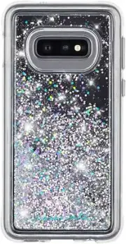Case-Mate Waterfall Samsung Galaxy S10e Liquid Glitter Case – Iridescent