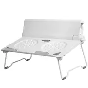 033 Laptop lift Stand Notebook Cooling Pad Phone Stand Adjustable Height Cooler Universal for 10-17 Inch Laptops