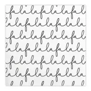Cocktail Napkin Falala Size 5in SQ Pack of 4 Perfect Addition to any Party