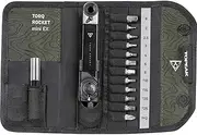 Topeak Torq Rocket Mini Ex, Compact, Easy to use Compact Cycle 2-10Nm Torque Wrench Set Including Allen and Torx bits and Case
