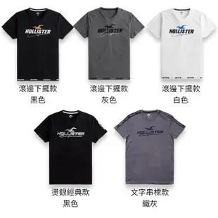 【HOLLISTER Co】海鷗 男生 多款 短袖T恤 男款 短TEE 多色多款(海鷗 男生 短袖 多款多色)