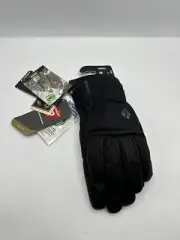 Black Diamond Legend Gloves Black Small GORE TEX Leather Primaloft Lined NEW