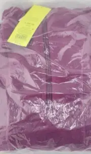 All In Motion Fleece Sweater Girls Plum Hooded Pullover Half Zip w Thumbhole