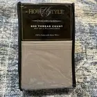 Hotel Style Standard/Queen 600 Thread Count Pillowcases Grey Pumice
