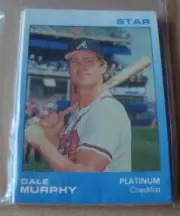 1988 STAR COMPANY platinum DALE MURPHY /1000 SET ATLANTA BRAVES mint