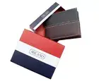 Vegan Leather Bifold Men's Wallets in Gift box