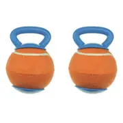 2x M-Pets 23cm Baggy Ball Dog/Puppy Pet Interactive Teaser Exercise Teething Toy