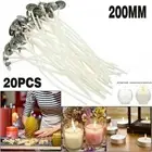 Make Your Own For candles Set of Twenty Cotton Thread Wicks at Two Hundred mm