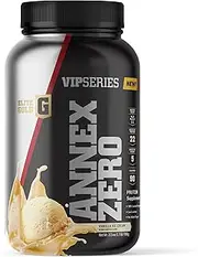 Complete Nutrition Elite Gold VIP Series Annex Zero Whey Protein Powder, Vanilla Ice Cream, 23 g Protein, 5+ g BCAAs, 1.7 lb Tub