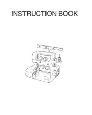 Janome Magnolia 7034D Sewing Machine Overlocker Instruction Manual