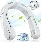 ChillGo Bladeless Neck Fan 5200mAh Personal Portable Fan Neck Air Conditioner Co