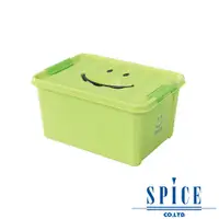 在飛比找蝦皮商城優惠-【SPICE】KIDS 馬卡龍色彩 附蓋 微笑整理箱 收納箱