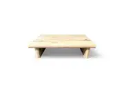 24" CIDS Monitor Stand Pine 1" Unfinished 24 x 11.25 x 4.88 Wood Shelf Riser NEW