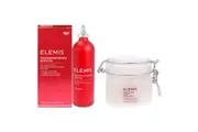 Frangipani Monoi Body Oil and Frangipani Monoi Salt Glow Kit by Elemis for Unisex - 2 Pc Kit 3.4oz Body Oil, 16oz Scrub