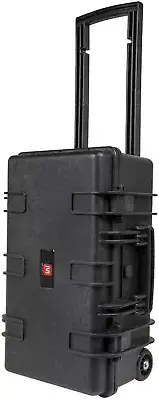 Monoprice Weatherproof Hard Case - 22 X 14 X 10 Inches, with Wheels & Foam