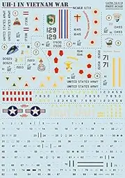 Print Scale 72-418 - 1/72 - UH-1 in Vietnam War Scale Decal Plastic Model kit