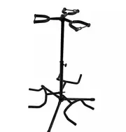 3 Head Guitar Stand Folding Acoustic Bass Electric Foldable Double self Locking
