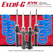 4x KYB EXCEL-G Shock Absorbers + Lovells STD Coil Springs for NISSAN Maxima A32
